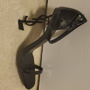 YSL Opyum Leather Sandals
